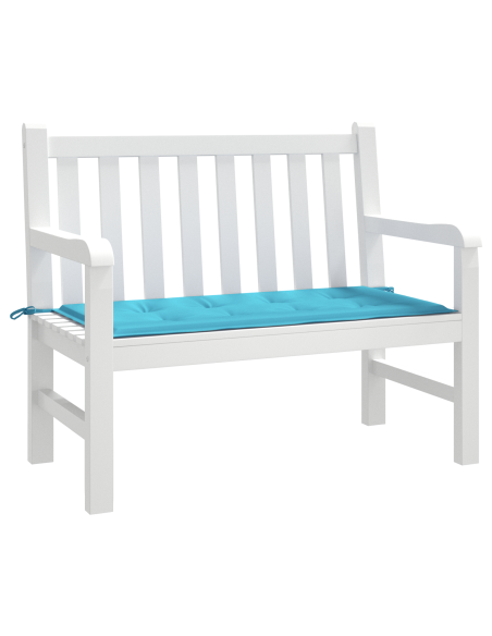 Cuscino per Panchina Turchese 120 x 50 x 3 cm Tessuto Oxford