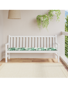 Cuscino per Panchina Foglia Motivo a foglia 150 x 50 x 3 cm