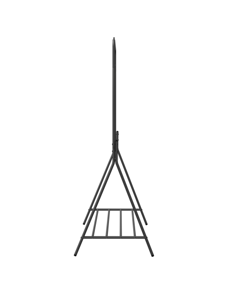 Stendibiancheria Nero 100 x 56 x 154 cm Acciaio