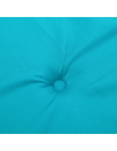 Cuscino per Sedia Turchese 100 x 50 x 3 cm Tessuto Oxford