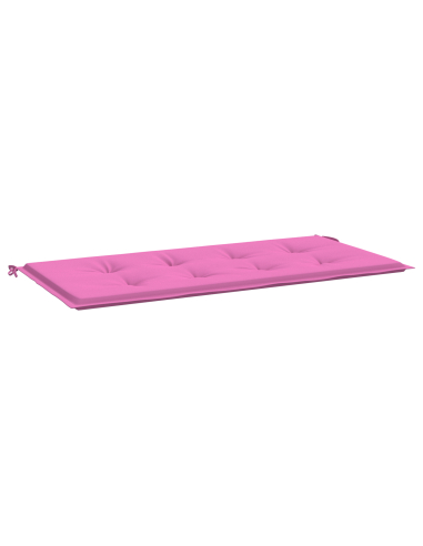 Cuscino per Sedia Rosa 120 x 50 x 3 cm Tessuto Oxford