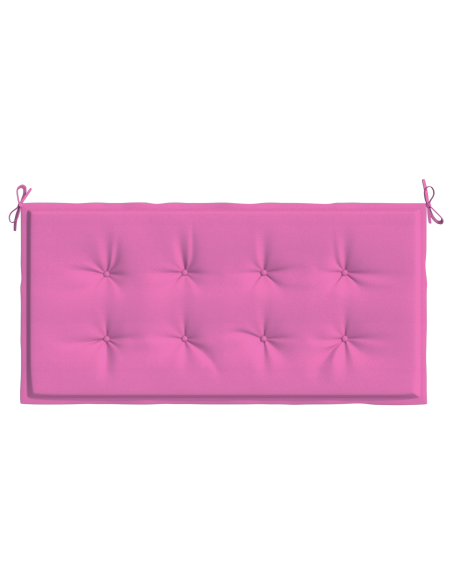 Cuscino per Sedia Rosa 120 x 50 x 3 cm Tessuto Oxford