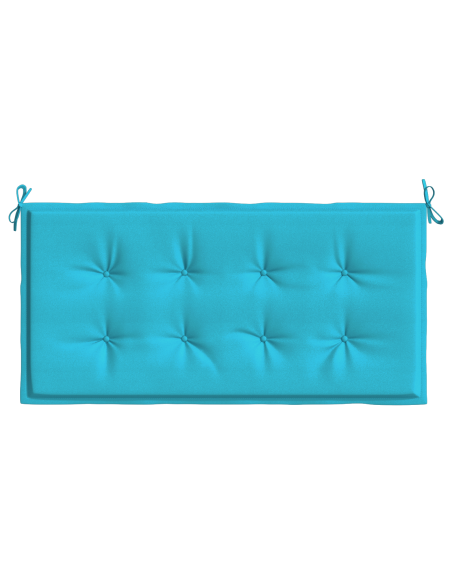 Cuscino  Turchese Tessuto Oxford, Fibra di Schiuma 120 x 50 x 4 cm