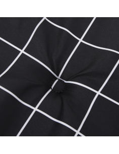 Cuscino per Panchina Quadro Nero 150 x 50 x 3 cm Tessuto Oxford 2