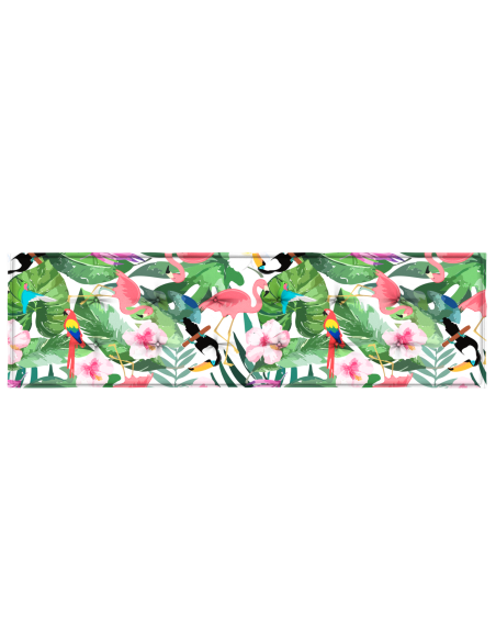 Cuscino da Giardino Multi-Colore 180x50x4 cm Tessuto Oxford