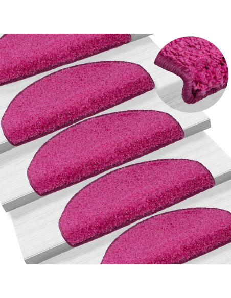 Tappetini per Scale 30 pz Rosa 65x21x4 cm