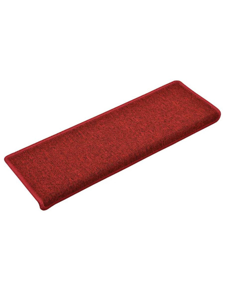 Tappetini per Scale 30 pz 65x21x4 cm Rossi