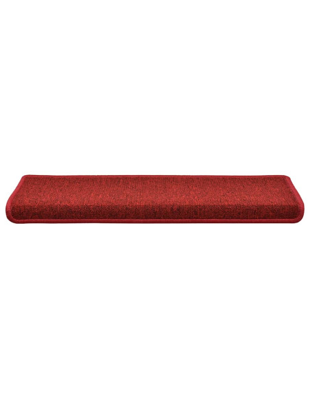 Tappetini per Scale 30 pz 65x21x4 cm Rossi