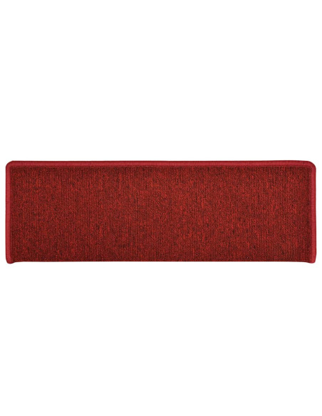 Tappetini per Scale 30 pz 65x21x4 cm Rossi