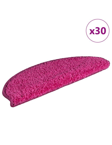 Tappetini per Scale 30 pz Rosa 65x21x4 cm