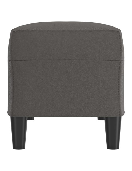 Panca Grigia 100x35x41 cm in Similpelle