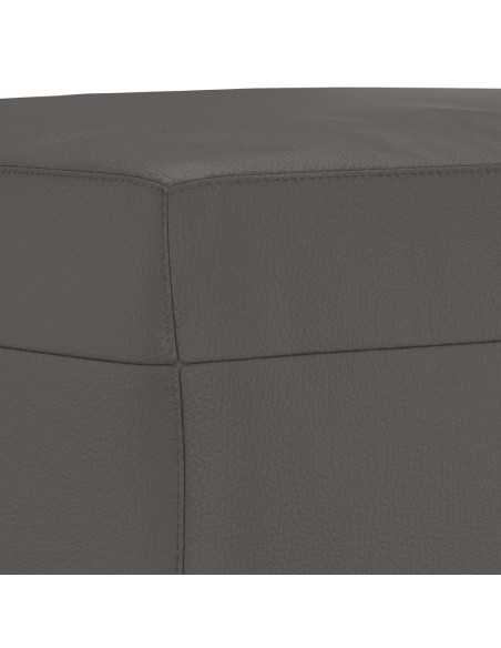Panca Grigia 100x35x41 cm in Similpelle