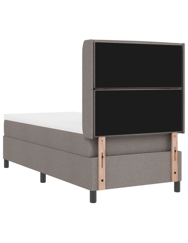 Letto a Sorgente LED con materasso Talpa 80 x 200 cm Tessuto