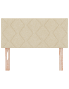 Testiera Crema 100 cm Tessuto