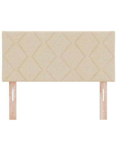 Testiera Crema 100 cm Tessuto