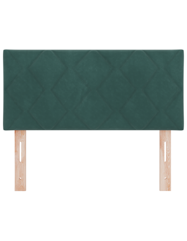 Testiera LED Verde Scuro 100 cm Pelle Sintetica