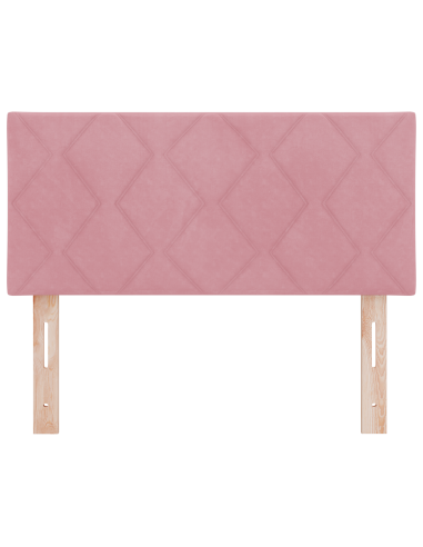 Testiera LED Rosa 100 cm Pelle Sintetica