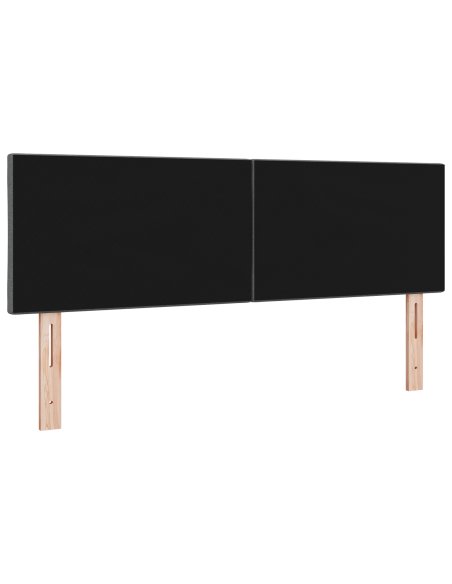 Testata LED  Design a Rombi Grigio Scuro 144 cm Tessuto