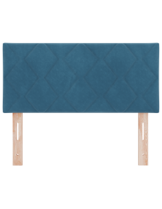 Testiera LED Blu Scuro 90 cm Pelle Sintetica