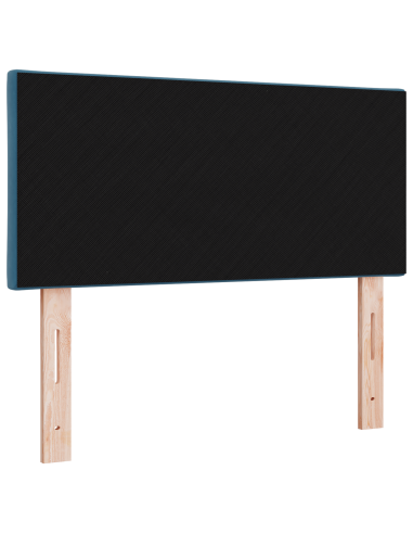 Testiera LED Blu Scuro 90 cm Pelle Sintetica