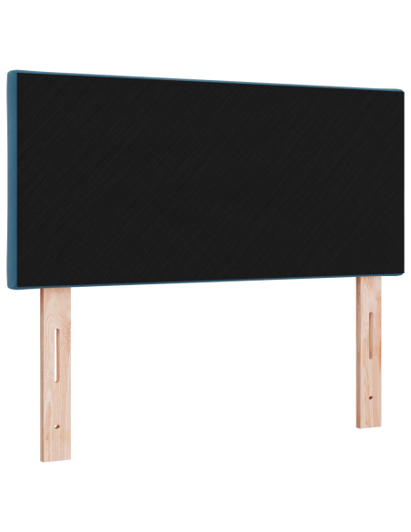 Testiera LED Design a Blocchi Diamante Blu Scuro 90 cm Velluto