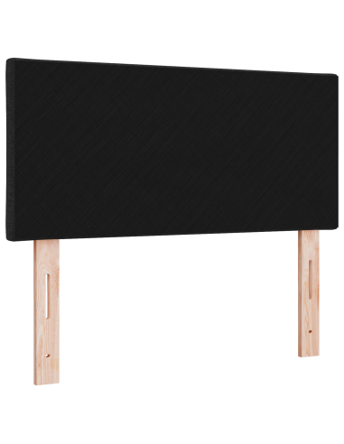 Testiera Nero 100 cm Tessuto