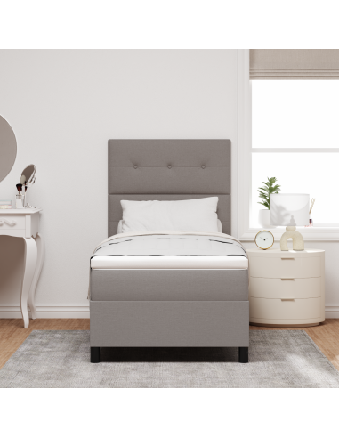 Letto a molle con materasso con led Talpa 100 x 200 cm Tessuto