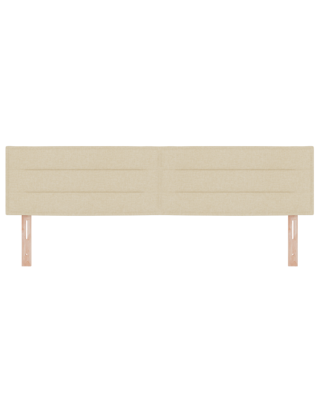 Testata LED Design Linee Panna 90 cm Tessuto