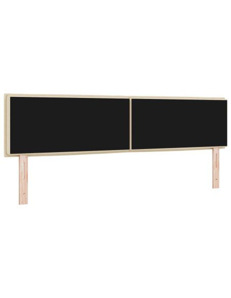 Testata LED Design Linee Panna 90 cm Tessuto