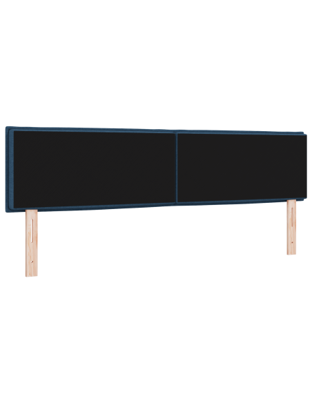 Testiera LED Design Linee Blu 90 cm Tessuto
