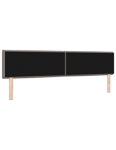 testata a LED Design Linee Tortora 200 cm Tessuto