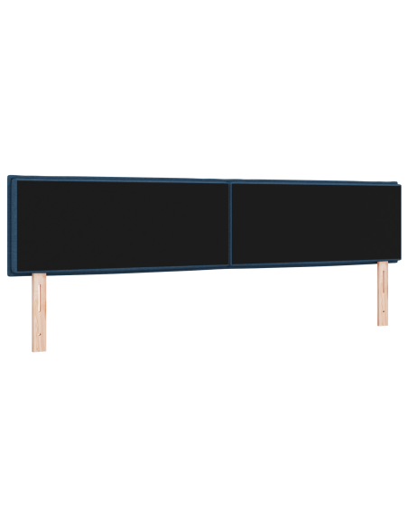 Testiera a LED Design Linee Blu 100 cm Tessuto