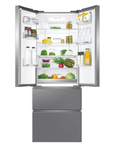 Haier FD 70 Series 3 FD15FPAA frigorifero side-by-side Libera installazione 446 L F Argento