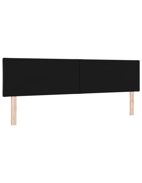 Testata LED  Design a Blocchi di Diamante Nera 180 cm Velluto