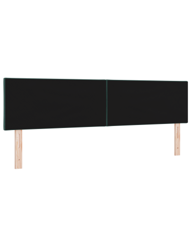 Testiera LED Verde Scuro 180 cm Pelle Sintetica