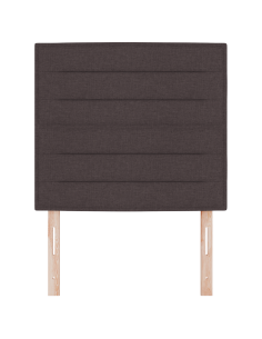 Testiera LED con testiera Marrone Scuro 80 cm Poliestere