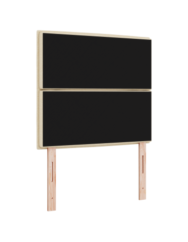 Testiera LED con luci a strisce a LED Crema 100 cm Poliestere