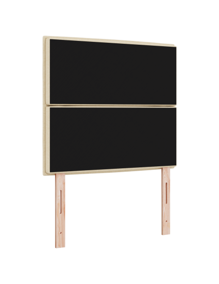 Testiera LED con luci a strisce a LED Crema 100 cm Poliestere