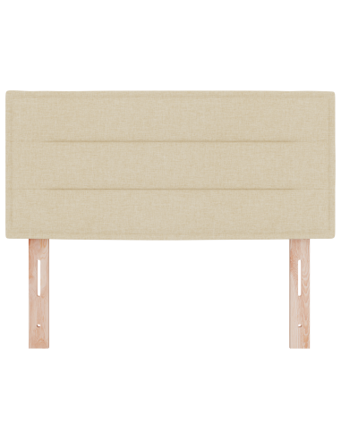 Testiera LED con luci a strisce a LED Crema 90 cm Poliestere