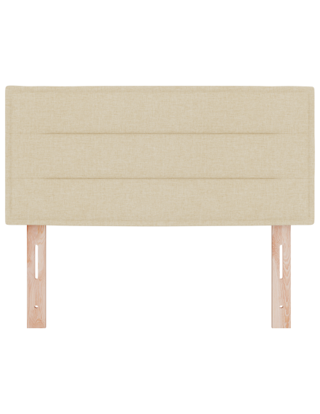 Testiera LED con luci a strisce a LED Crema 90 cm Poliestere