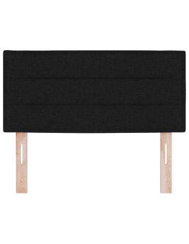 Testiera LED con luci a strisce a LED Nero 100 cm Poliestere