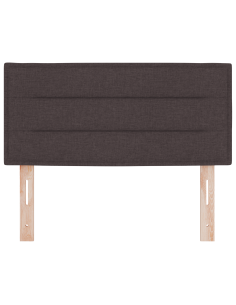 Testiera LED con testiera Marrone Scuro 100 cm Poliestere