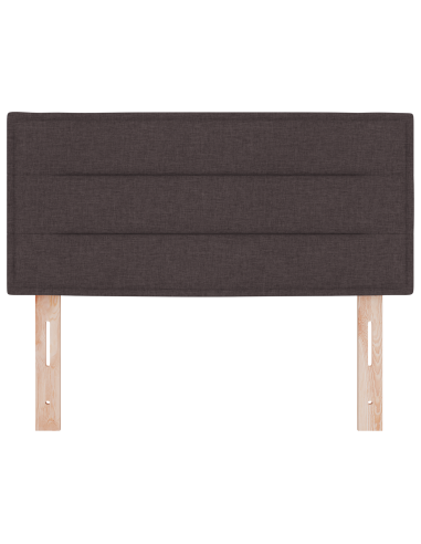 Testiera LED con testiera Marrone Scuro 100 cm Poliestere