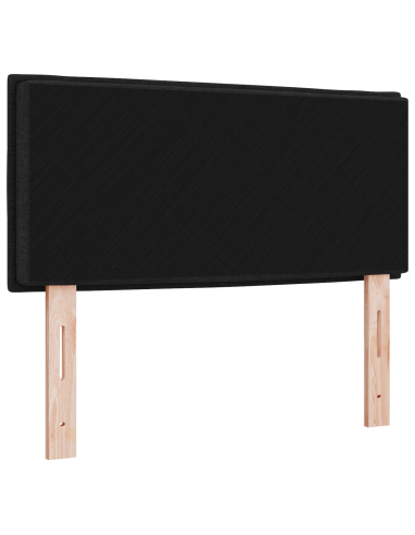 Testiera LED con luci a strisce a LED Nero 100 cm Poliestere