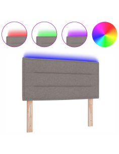 Testiera LED con luci a strisce a LED Talpa 100 cm Poliestere 2