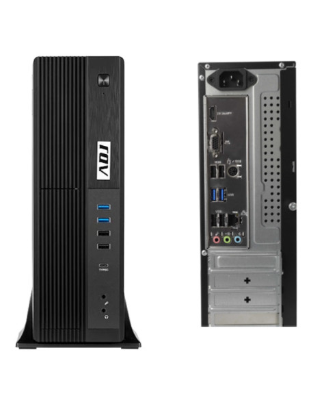 PC I3 16G 500GB H610 W11P I3-12100 SSD M.2 2DDR4 V/H ADJ FLEXY BK