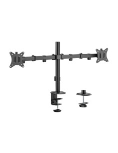 Equip Staffa di montaggio da tavolo articolata per doppio monitor da 17“-32”, nero
