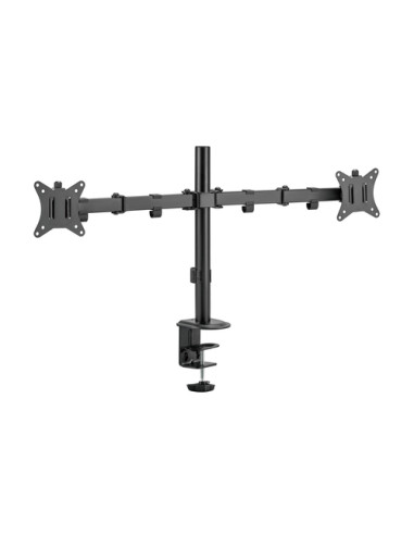 Equip Staffa di montaggio da tavolo articolata per doppio monitor da 17“-32”, nero