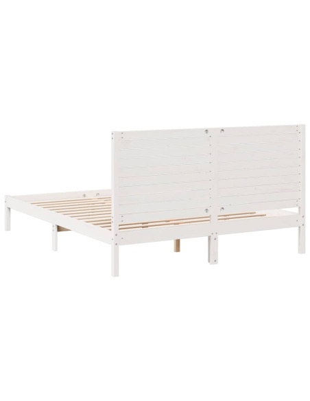 Giroletto Extra Lungo senza Materasso Bianco 140x210cm Massello