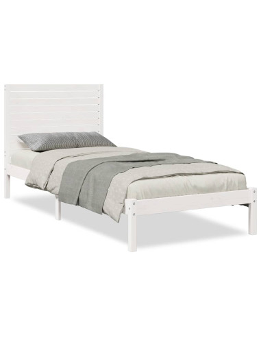 Giroletto Extra Lungo senza Materasso Bianco 90x220 cm Massello